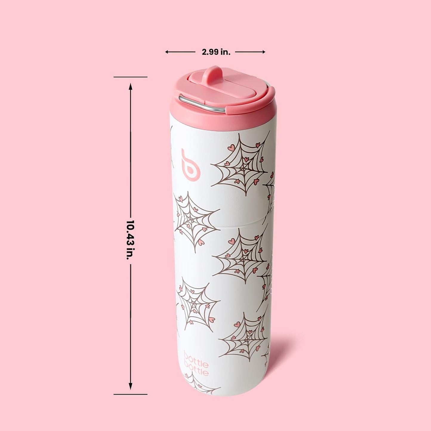 BOTTLE BOTTLE Insulated Water Bottle 24oz with Straw Lid and Handle for Sports Travel Gym Stainless Steel Water Bottles Double-Wall Vacuum Metal Leak Proof BPA-Free