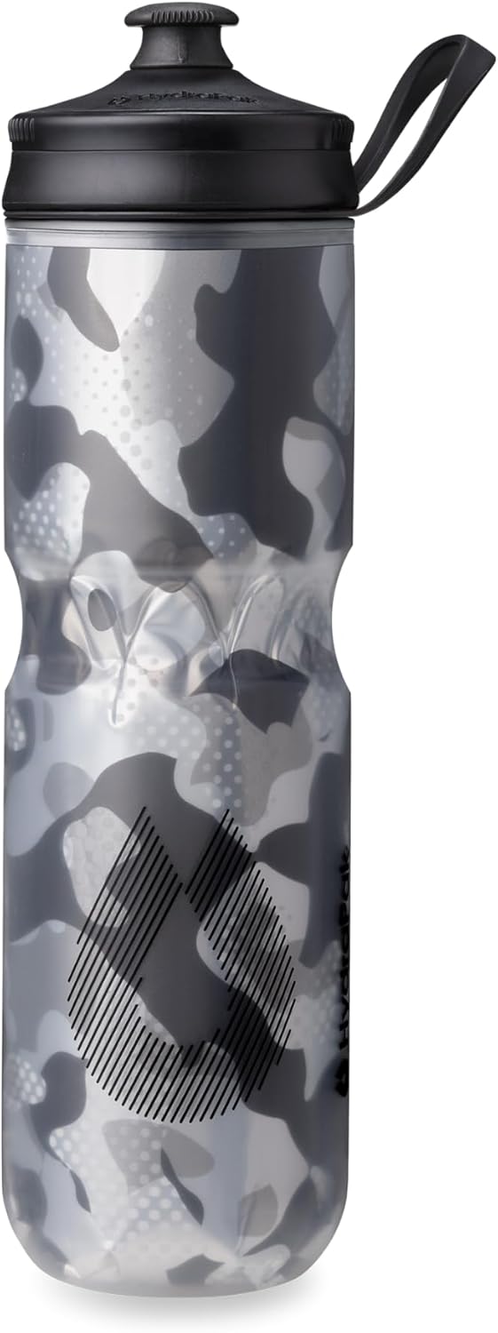 HydraPak | Polar Bottle - Polar Sport Insulated Water Bottle - BPA-Free, Sport & Bike Squeeze Bottle with Handle (Pulse Blue, 700ml / 24oz)