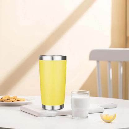 20oz Tumbler with Lid Stainless Steel Insulated Tumblers Travel Coffee Tumbler Bulk Double Wall Vacuum Insulated Water Cup Gifts for Christmas Women Men Her Him Home Office(Navy Blue, 1pack)