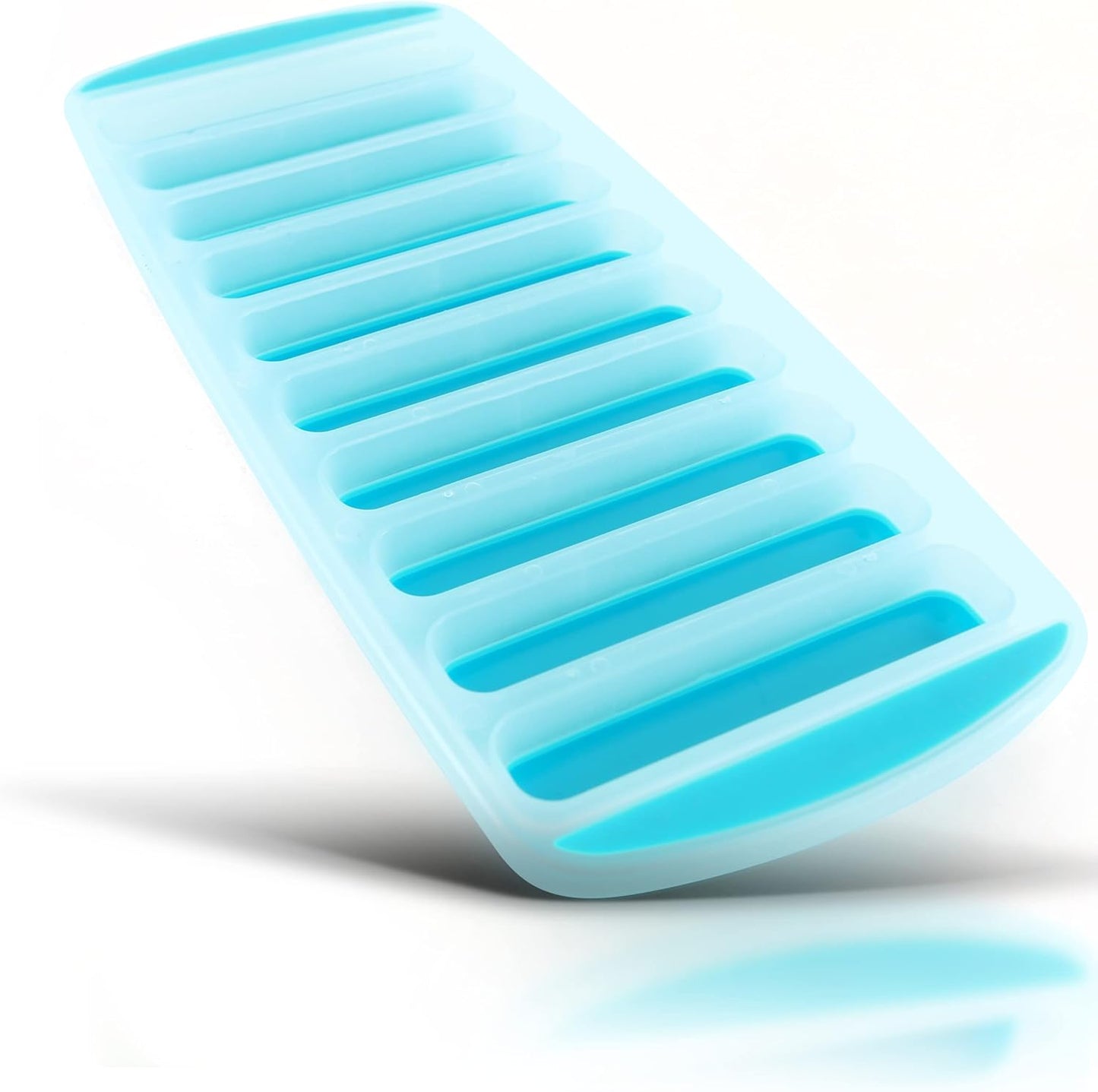 Meadow Lane Ice Stick/Cube Tray, Green 1-Tray (1-Pack, Green), Narrow and Long for Sports Bottles