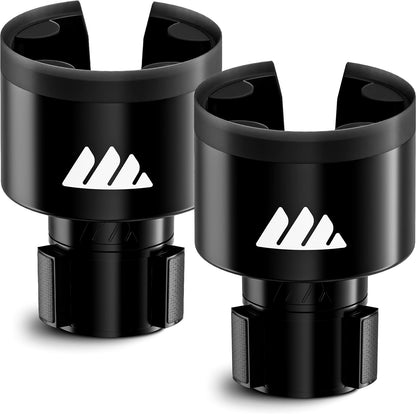 [Upgraded] Integral Ultimate Car Cup Holder Expander - Adjustable Base - Organizer & Expander for Vehicles - Compatible with Mugs, Yeti 14/24/36/46oz, Rambler, Hydro Flasks 32/40oz, 3.4"-4.0" Bottles