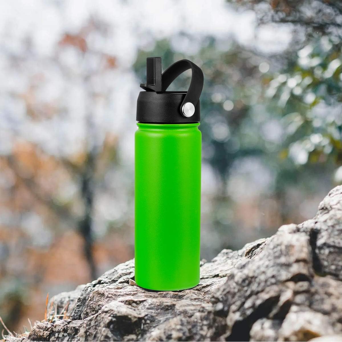 RRegeny Straw Lid for Hydro Flask Wide Mouth 32 40 oz, Lids with Flexible Handle compatible with HydroFlask, Replacement Sports Flex Cap Wide Mouth Top