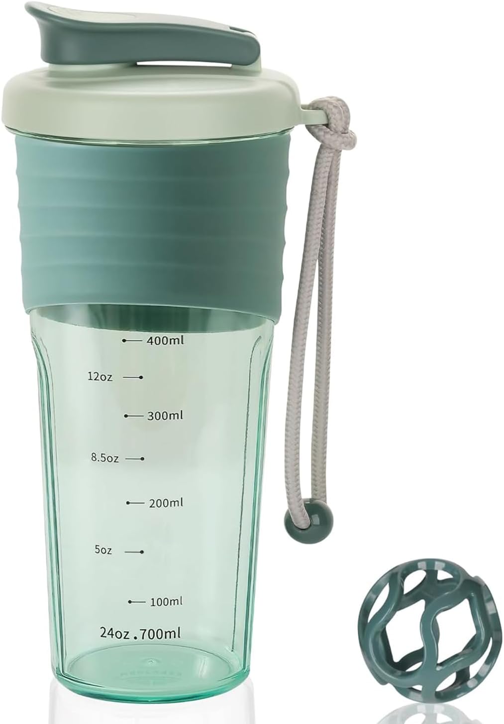 Shaker Bottle for Protein Mixes，24 oz，Protein Shaker Bottles with Whisk Ball, Mixer Bottle, Protein Bottle,Portable Pre Workout Whey Protein Drink Shaker Cup，Pink