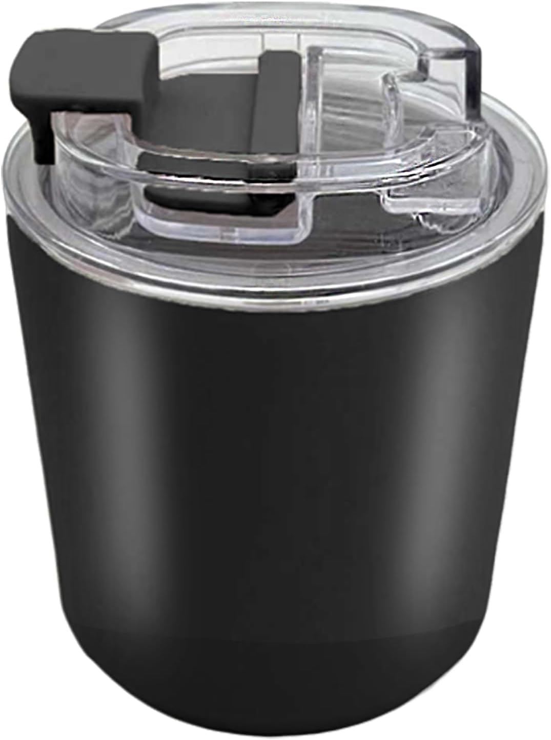 DEQIANG Travel Coffee Cup, Coffee Cup Travel with Lid, Insulated Coffee Mug for Hot & Cold Beverages, Great Gift Choice for Coffee Lovers, Office Workers, Hikers & Commuters (Black, 8.5 oz)