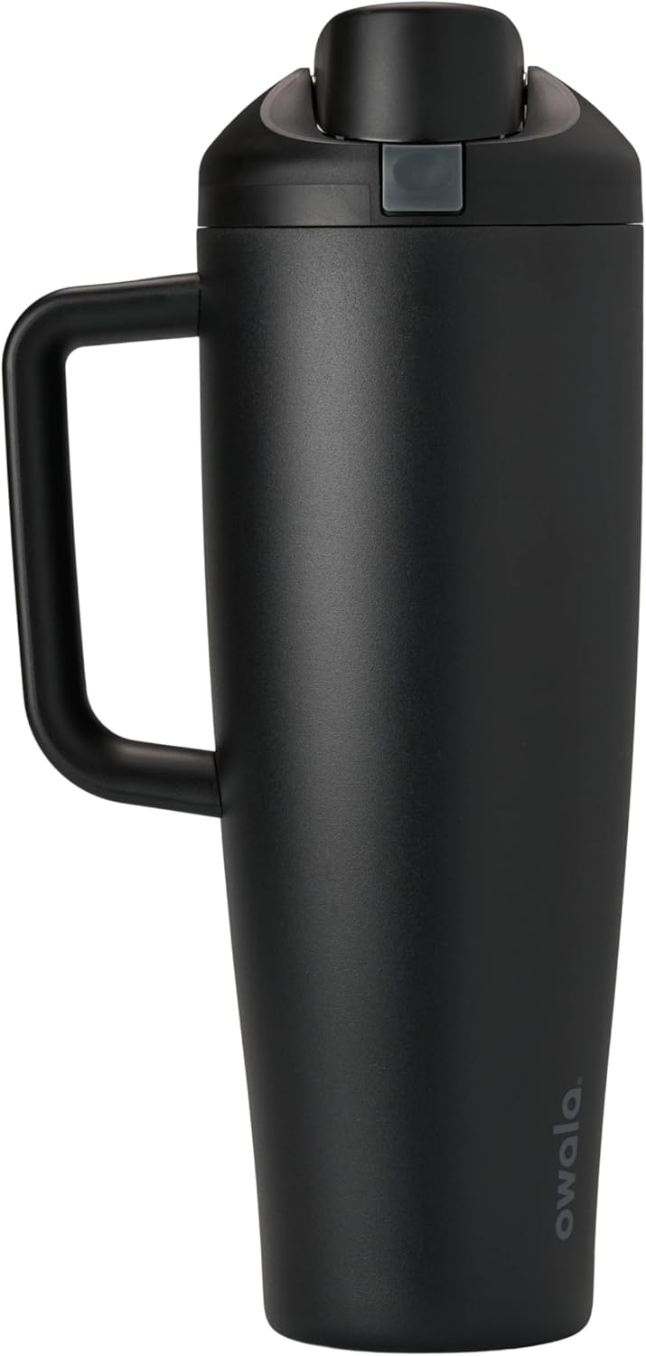 Owala FreeSip Tumbler - Stainless Steel - 40-oz. - Tan (Lightly Toasted)