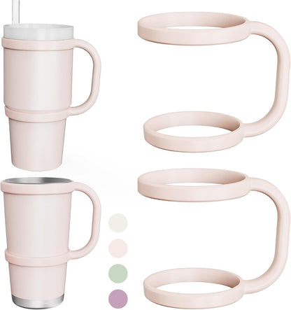 Silicone Tumbler Handle for Stanley & YETI 20oz Cup, BPA-Free, Green