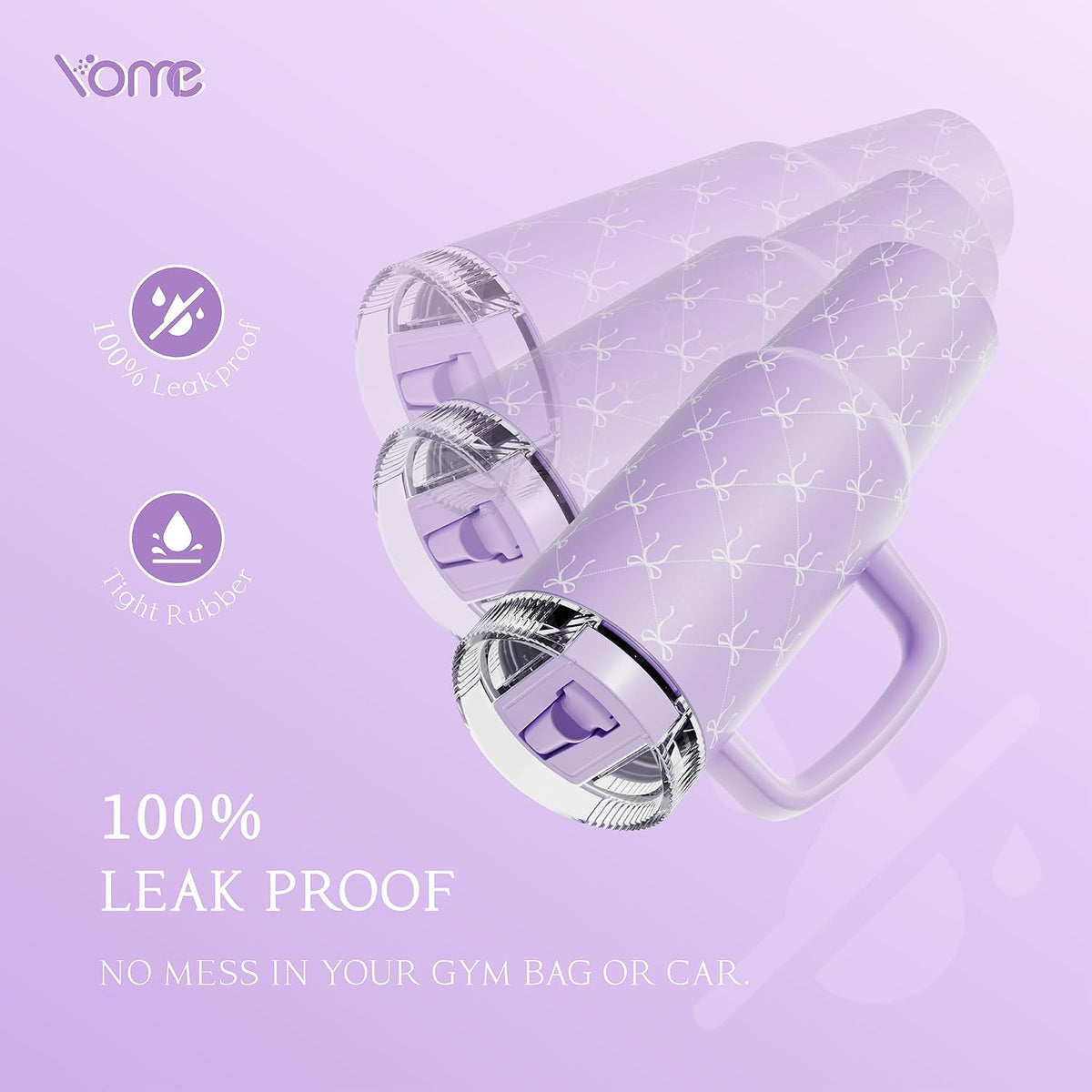 YOME 40oz Mom Tumbler with Handle and Flip Straw | Stainless Steel Best Mom Ever Gifts Insulated Water Bottle | Keeps Drinks Cold | Dishwasher Safe | Cupholder Friendly | Gym Travel Yoga