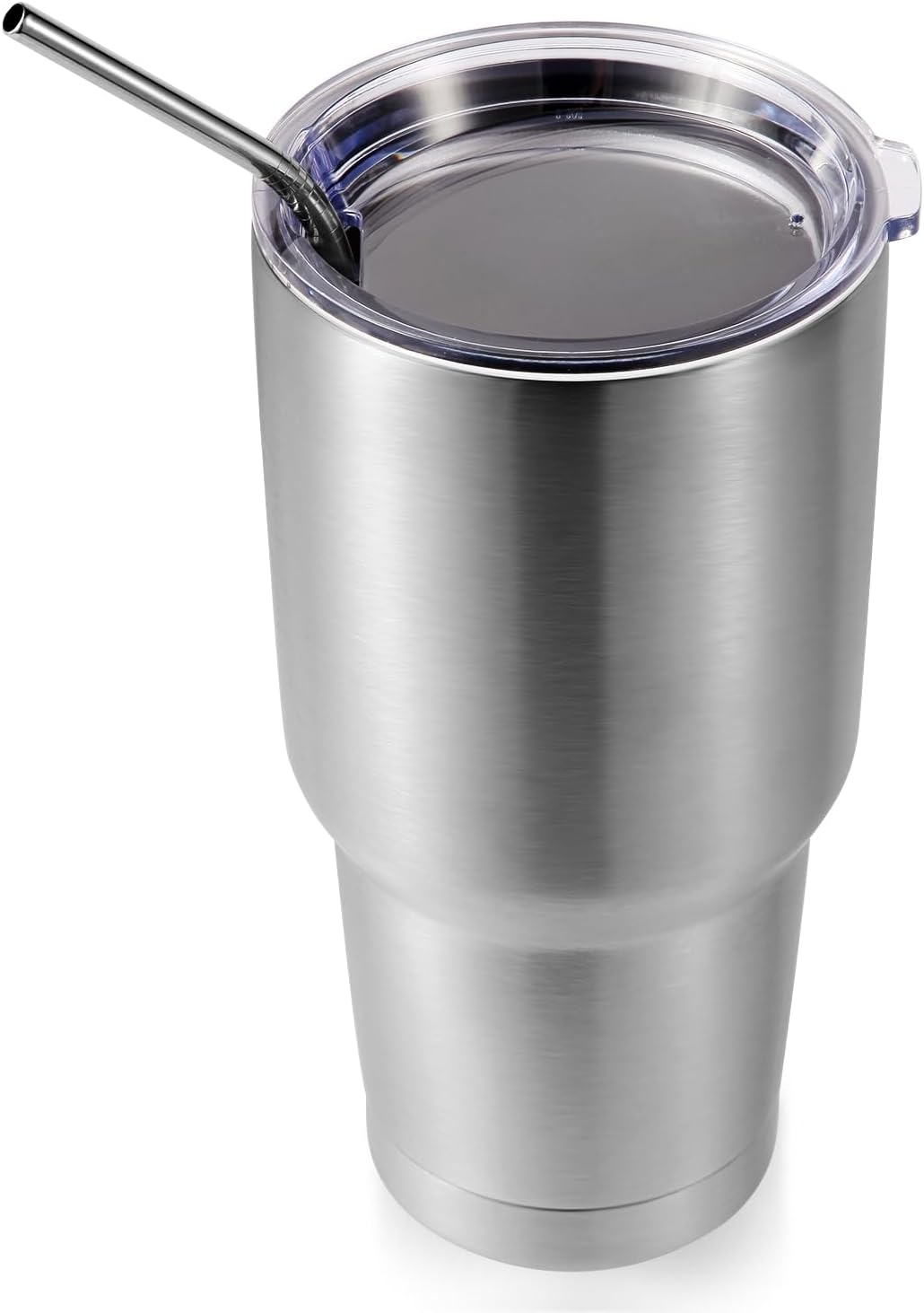 Volhoply 30oz Insulated Tumbler with Lid and Straw, Double Wall Inner & Outer 304 Stainless Steel Coffee Cup, Travel Mug Reusable Thermal Cup for Cold & Hot Drinks (Army Green)