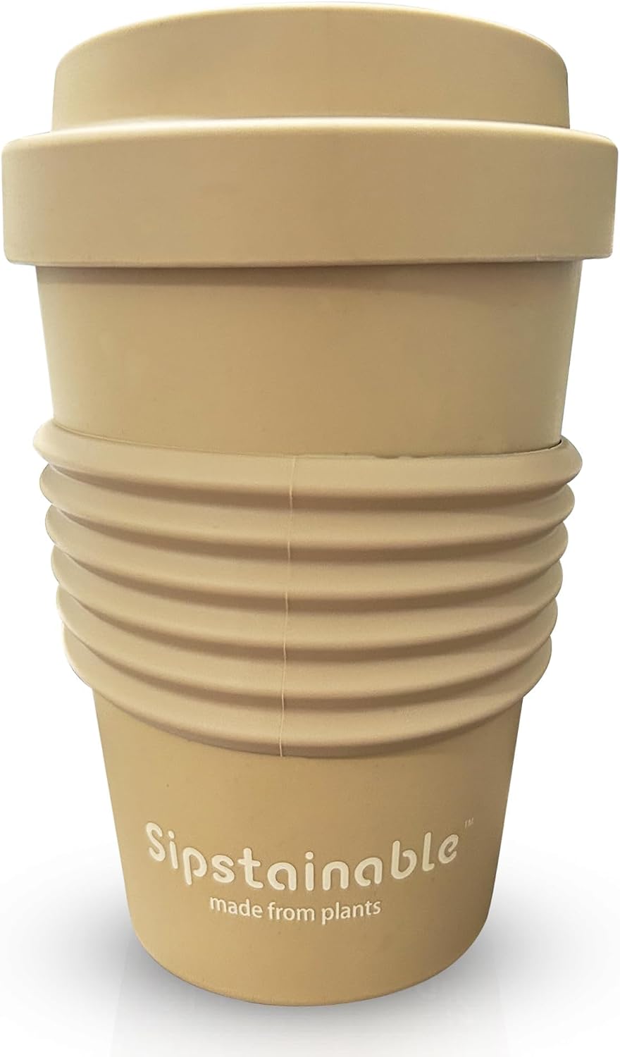 16oz Coffee Mug - Insulated Reusable Coffee Tumbler - On-The-Go Travel Mug - BPA-Free, Leakproof Lid, Stylish Coffee Cup - Lightweight & Durable Mug for Drinks (Beige)