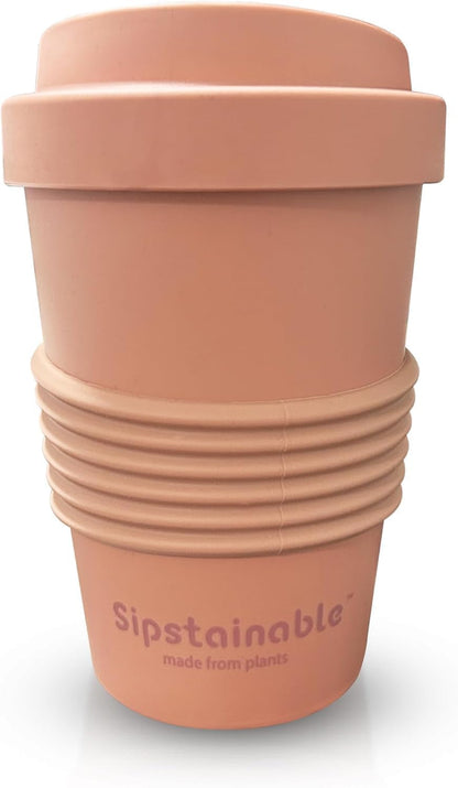 16oz Coffee Mug - Insulated Reusable Coffee Tumbler - On-The-Go Travel Mug - BPA-Free, Leakproof Lid, Stylish Coffee Cup - Lightweight & Durable Mug for Drinks (Beige)