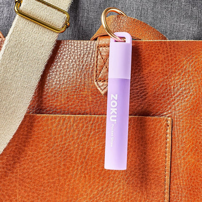 Reusable Metal Straw with Case, Collapsible Travel Straw - Teal