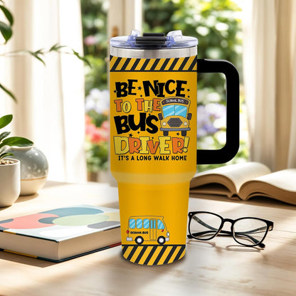 Funny Saying Tumbler 40oz, Insulated Motivational Gifts for Women Man | Minimalist Design Tumbler Leakproof, Depression Support Gift for Women Man, Fathers Day Birthday Gift for Coworker, 1 Pack