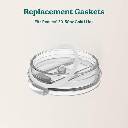 Tumbler Lid Gasket - Large Size, 4 Pack - Replace Lost or Damaged Tumbler and Mug Lid Gaskets - Dishwasher Safe, BPA Free