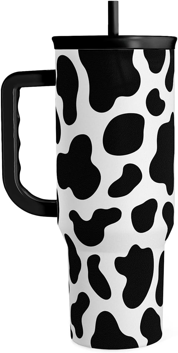 Pickleball 40oz Tumbler With Handle and Straw, Pickleball Queen Insulated Stainless Steel Travel Coffee Mug for Women Girls Players, Gift Idea for Birthday Christmas Mothers Day