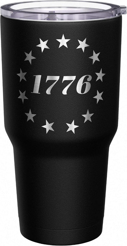 Born To Fish - Forced To Work - Fishing Travel Mug - American Flag Coffee Travel Mug - Dad Fishing Tumbler - Double Insulated Tumbler - 30 oz - Colors B