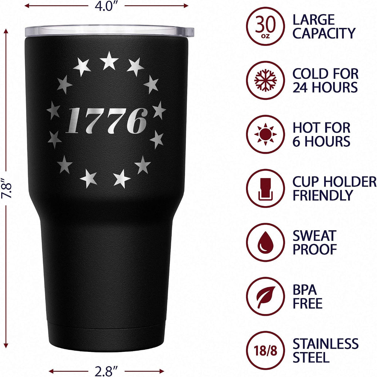 Born To Fish - Forced To Work - Fishing Travel Mug - American Flag Coffee Travel Mug - Dad Fishing Tumbler - Double Insulated Tumbler - 30 oz - Colors B