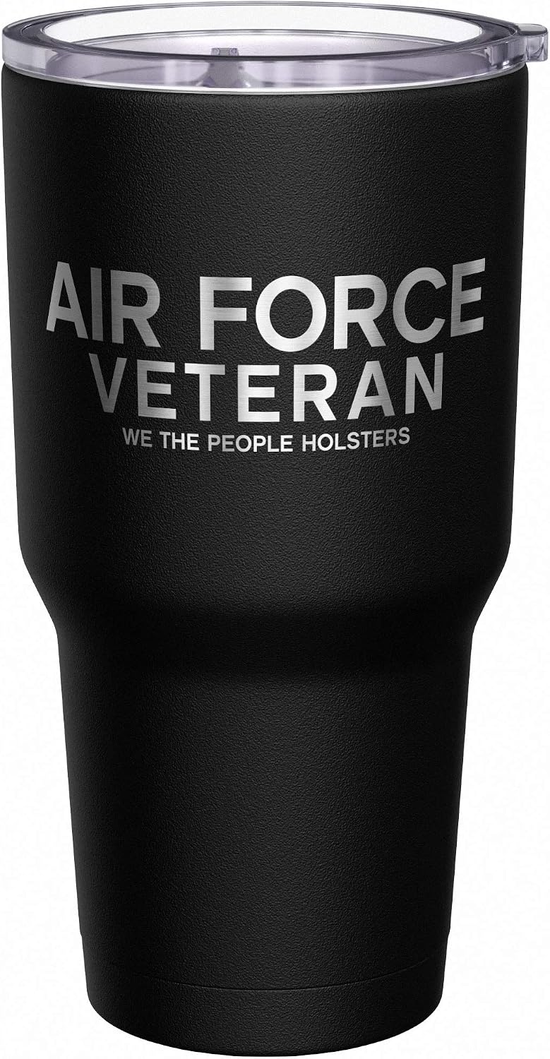 Born To Fish - Forced To Work - Fishing Travel Mug - American Flag Coffee Travel Mug - Dad Fishing Tumbler - Double Insulated Tumbler - 30 oz - Colors B