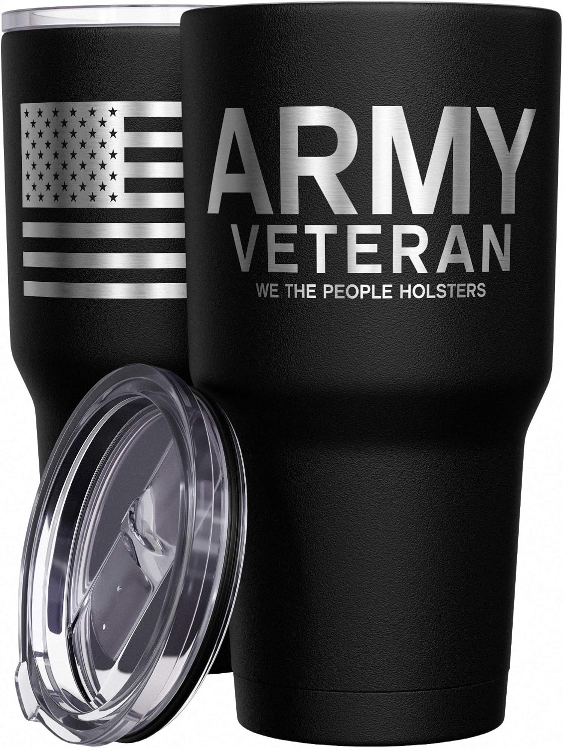 Born To Fish - Forced To Work - Fishing Travel Mug - American Flag Coffee Travel Mug - Dad Fishing Tumbler - Double Insulated Tumbler - 30 oz - Colors B