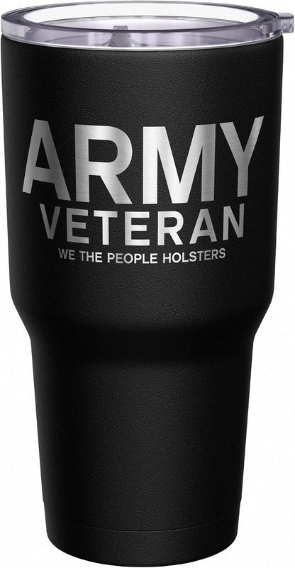 Born To Fish - Forced To Work - Fishing Travel Mug - American Flag Coffee Travel Mug - Dad Fishing Tumbler - Double Insulated Tumbler - 30 oz - Colors B