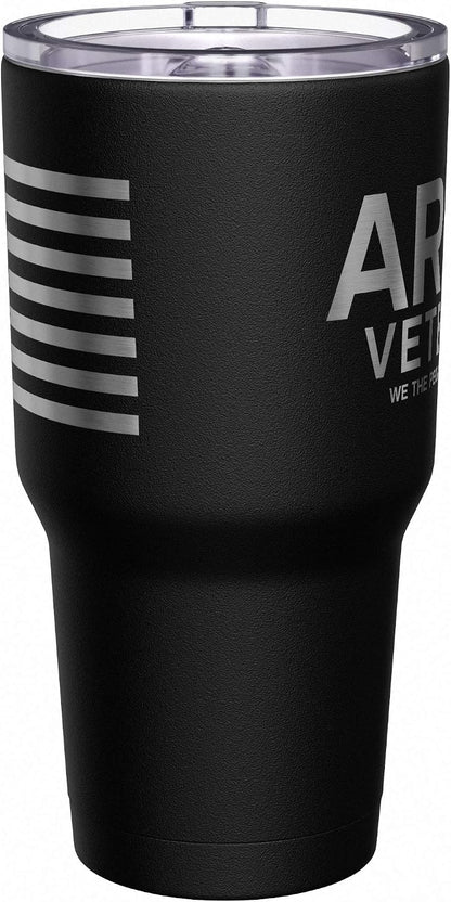 Born To Fish - Forced To Work - Fishing Travel Mug - American Flag Coffee Travel Mug - Dad Fishing Tumbler - Double Insulated Tumbler - 30 oz - Colors B