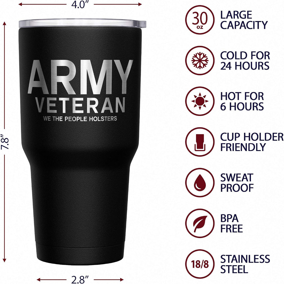 Born To Fish - Forced To Work - Fishing Travel Mug - American Flag Coffee Travel Mug - Dad Fishing Tumbler - Double Insulated Tumbler - 30 oz - Colors B