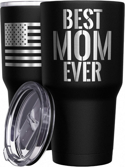 Born To Fish - Forced To Work - Fishing Travel Mug - American Flag Coffee Travel Mug - Dad Fishing Tumbler - Double Insulated Tumbler - 30 oz - Colors B