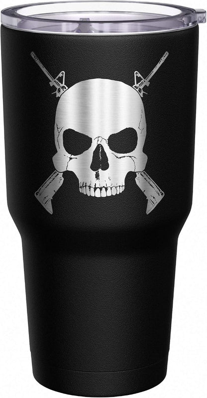 Born To Fish - Forced To Work - Fishing Travel Mug - American Flag Coffee Travel Mug - Dad Fishing Tumbler - Double Insulated Tumbler - 30 oz - Colors B