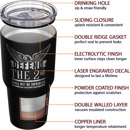 Born To Fish - Forced To Work - Fishing Travel Mug - American Flag Coffee Travel Mug - Dad Fishing Tumbler - Double Insulated Tumbler - 30 oz - Colors B