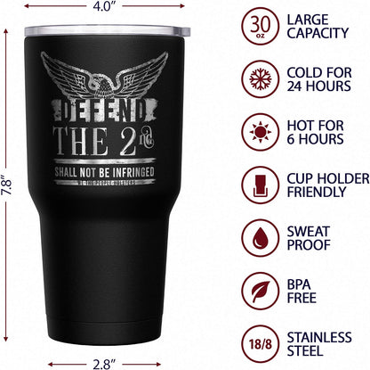 Born To Fish - Forced To Work - Fishing Travel Mug - American Flag Coffee Travel Mug - Dad Fishing Tumbler - Double Insulated Tumbler - 30 oz - Colors B