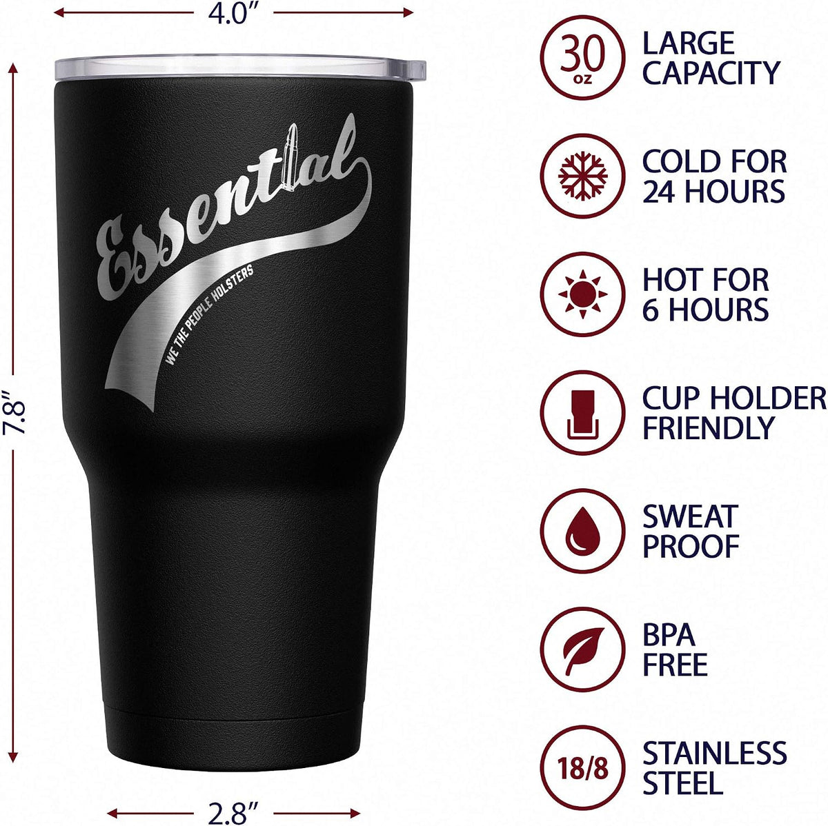 Born To Fish - Forced To Work - Fishing Travel Mug - American Flag Coffee Travel Mug - Dad Fishing Tumbler - Double Insulated Tumbler - 30 oz - Colors B