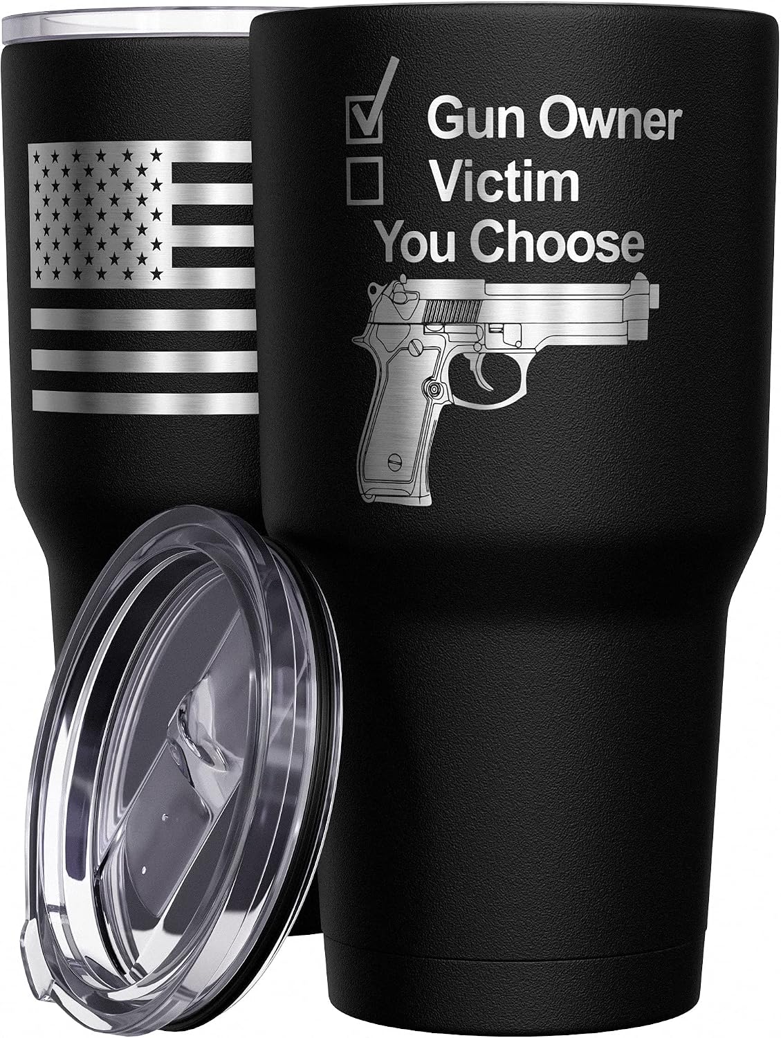 Born To Fish - Forced To Work - Fishing Travel Mug - American Flag Coffee Travel Mug - Dad Fishing Tumbler - Double Insulated Tumbler - 30 oz - Colors B