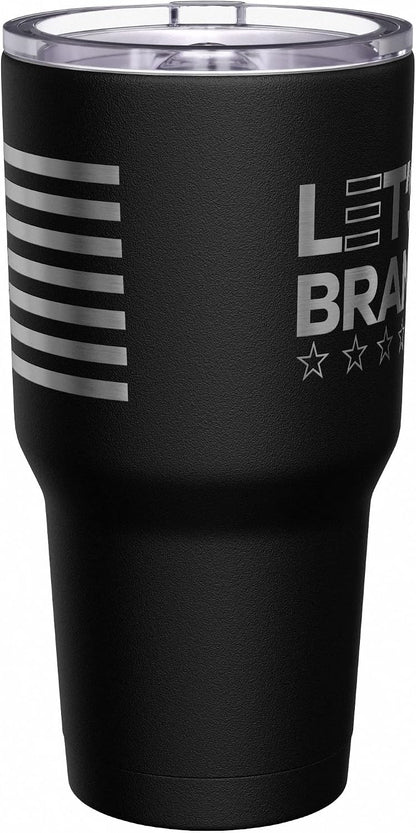 Born To Fish - Forced To Work - Fishing Travel Mug - American Flag Coffee Travel Mug - Dad Fishing Tumbler - Double Insulated Tumbler - 30 oz - Colors B