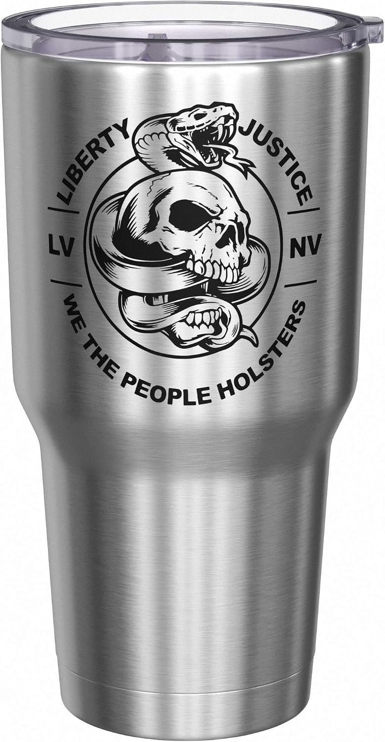 Born To Fish - Forced To Work - Fishing Travel Mug - American Flag Coffee Travel Mug - Dad Fishing Tumbler - Double Insulated Tumbler - 30 oz - Colors B