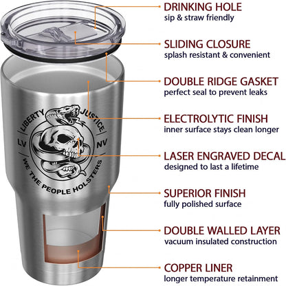 Born To Fish - Forced To Work - Fishing Travel Mug - American Flag Coffee Travel Mug - Dad Fishing Tumbler - Double Insulated Tumbler - 30 oz - Colors B
