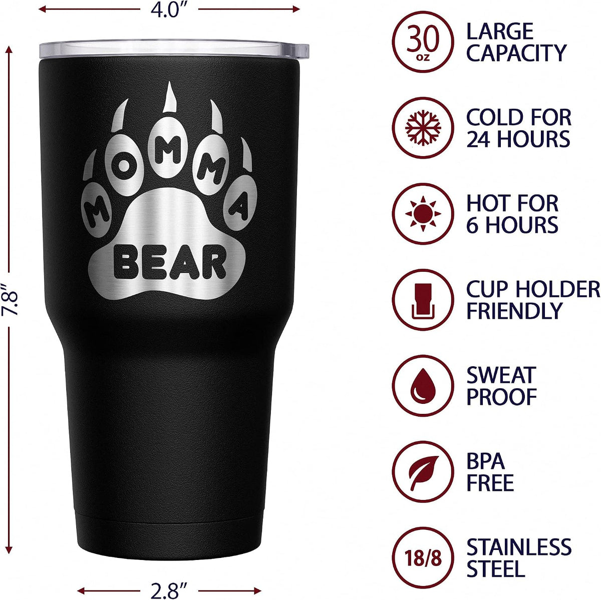 Born To Fish - Forced To Work - Fishing Travel Mug - American Flag Coffee Travel Mug - Dad Fishing Tumbler - Double Insulated Tumbler - 30 oz - Colors B