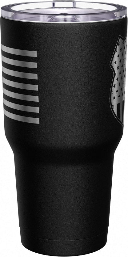 Born To Fish - Forced To Work - Fishing Travel Mug - American Flag Coffee Travel Mug - Dad Fishing Tumbler - Double Insulated Tumbler - 30 oz - Colors B