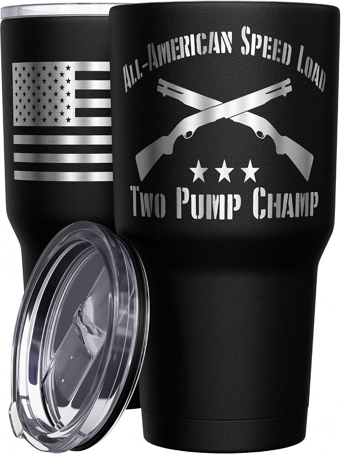 Born To Fish - Forced To Work - Fishing Travel Mug - American Flag Coffee Travel Mug - Dad Fishing Tumbler - Double Insulated Tumbler - 30 oz - Colors B
