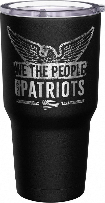 Born To Fish - Forced To Work - Fishing Travel Mug - American Flag Coffee Travel Mug - Dad Fishing Tumbler - Double Insulated Tumbler - 30 oz - Colors B