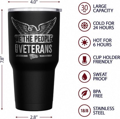 Born To Fish - Forced To Work - Fishing Travel Mug - American Flag Coffee Travel Mug - Dad Fishing Tumbler - Double Insulated Tumbler - 30 oz - Colors B