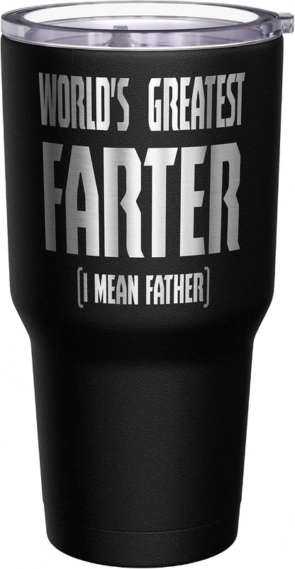 Born To Fish - Forced To Work - Fishing Travel Mug - American Flag Coffee Travel Mug - Dad Fishing Tumbler - Double Insulated Tumbler - 30 oz - Colors B