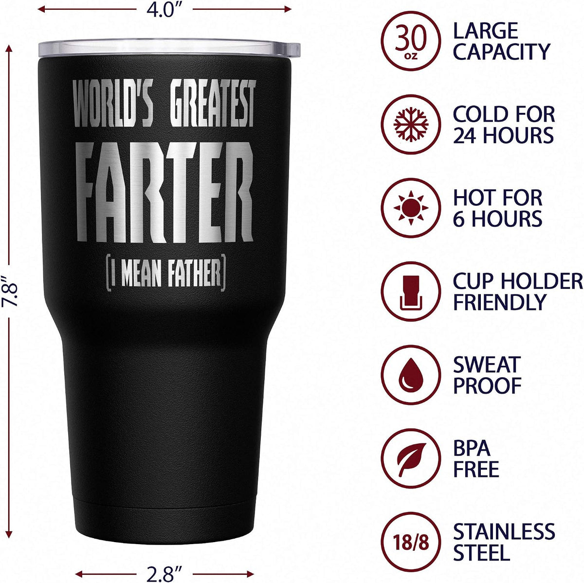 Born To Fish - Forced To Work - Fishing Travel Mug - American Flag Coffee Travel Mug - Dad Fishing Tumbler - Double Insulated Tumbler - 30 oz - Colors B