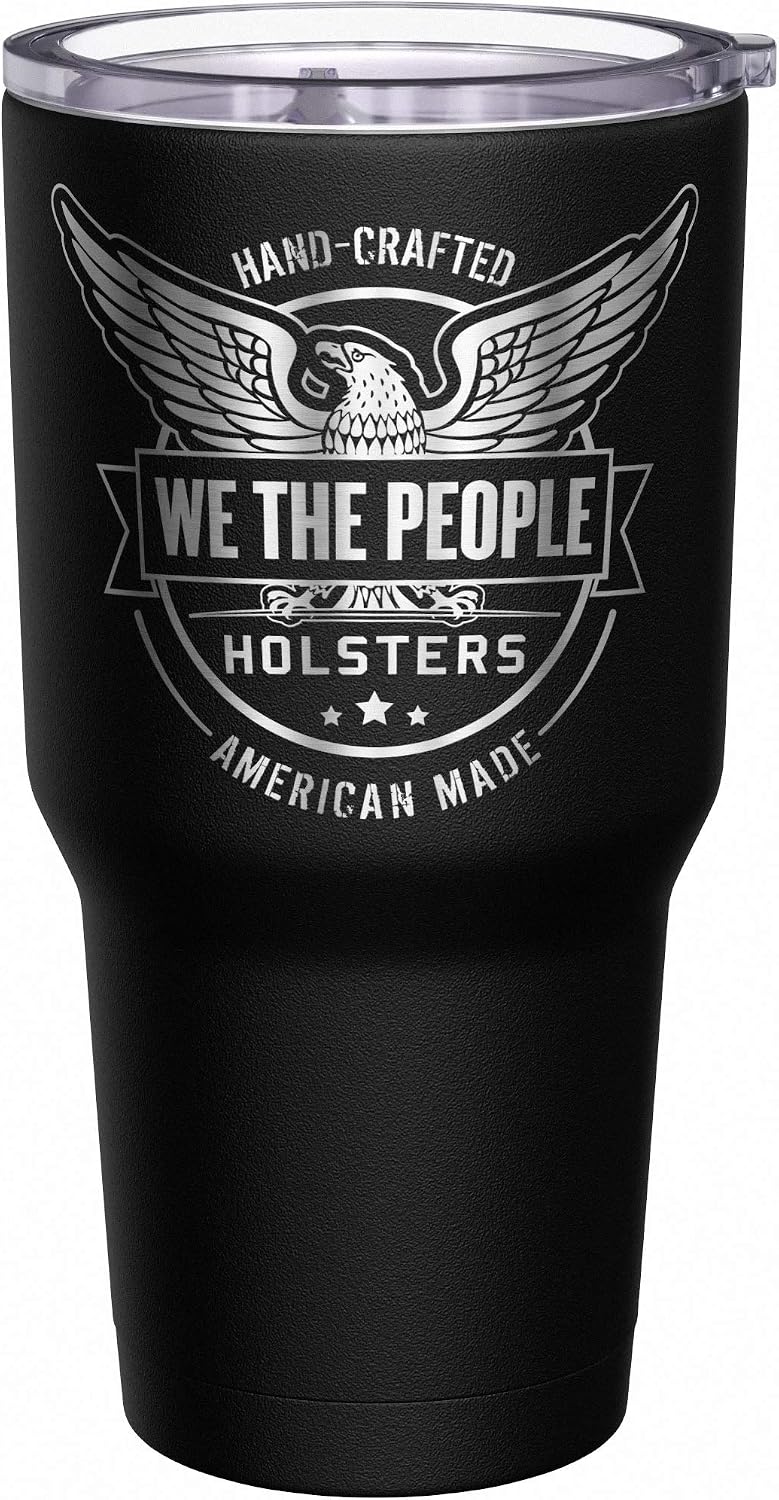 Born To Fish - Forced To Work - Fishing Travel Mug - American Flag Coffee Travel Mug - Dad Fishing Tumbler - Double Insulated Tumbler - 30 oz - Colors B