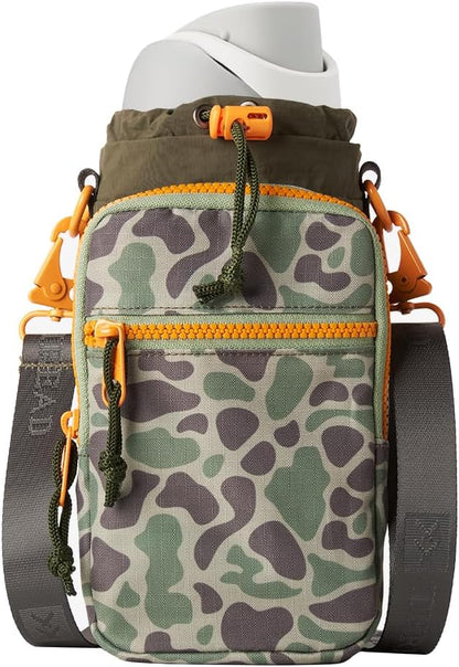 Water Bottle Sling Crossbody Bag – Small Cross Body Sling with Pockets for Water Bottle, Cash, Phone & Keys