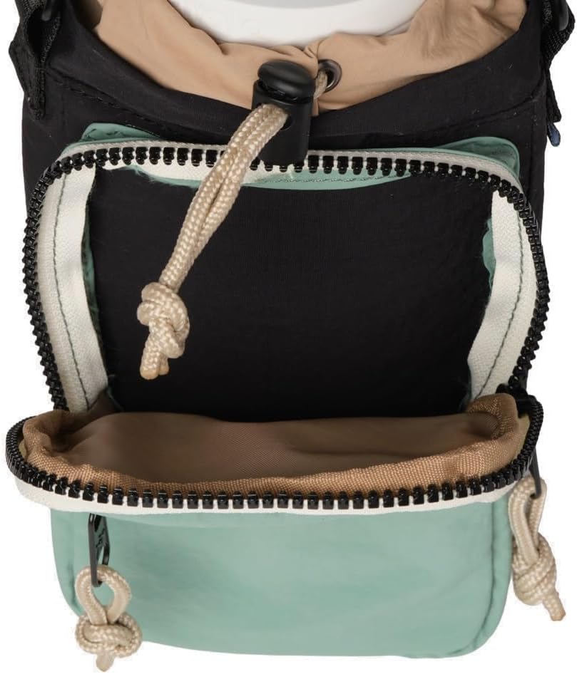 Water Bottle Sling Crossbody Bag – Small Cross Body Sling with Pockets for Water Bottle, Cash, Phone & Keys
