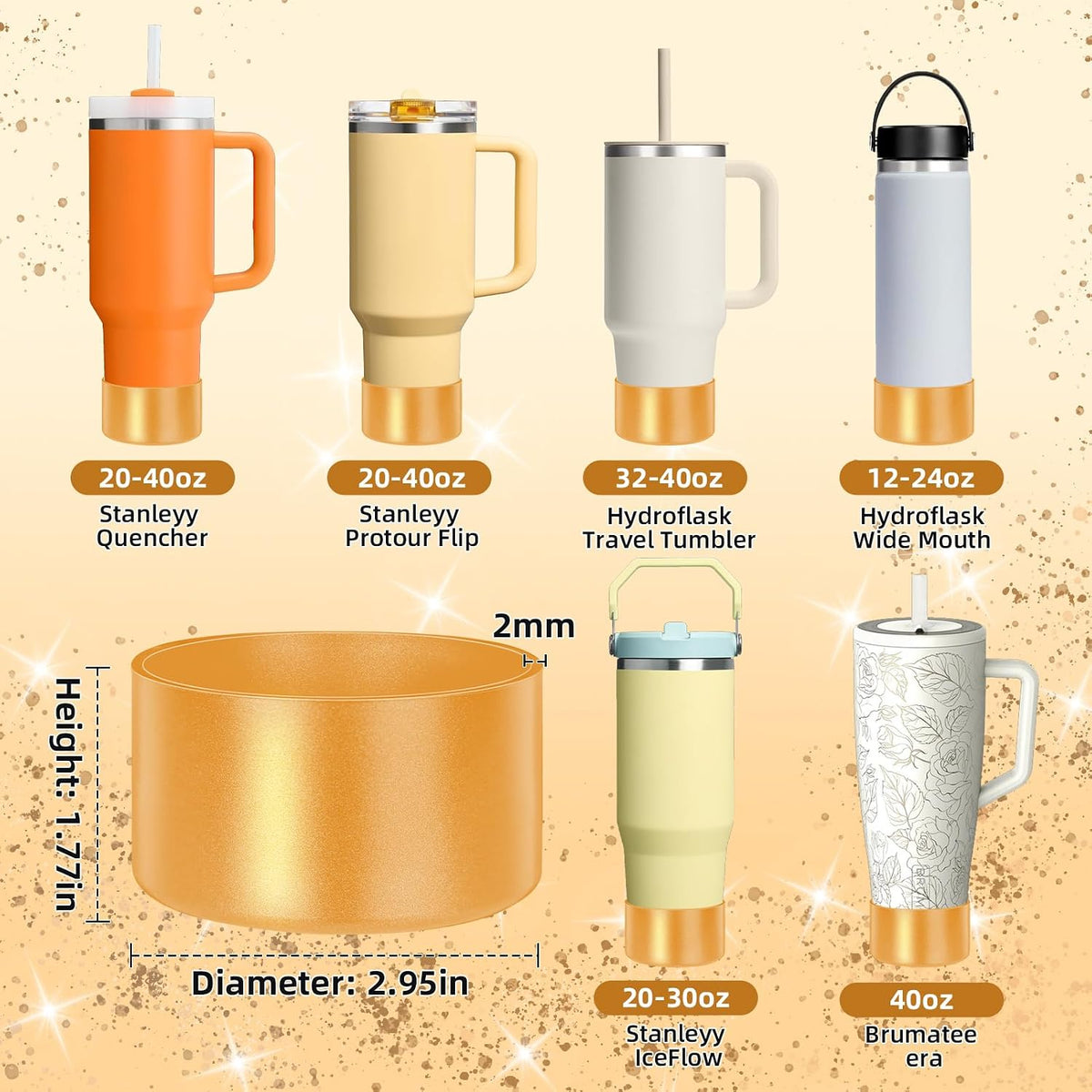 Gradient Silicone Boot for Stanley 20-40oz & IceFlow 20-30oz