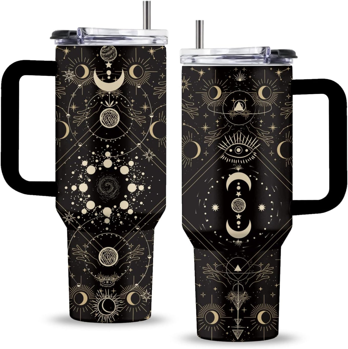 Might Be 40oz Tumbler, with Handle & Straw, Stainless Steel Cup | 40oz Insulated Tumbler, Travel Sport Coffee Water Bottle, Thanksgiving Christmas Birthday Gifts for Woman Man