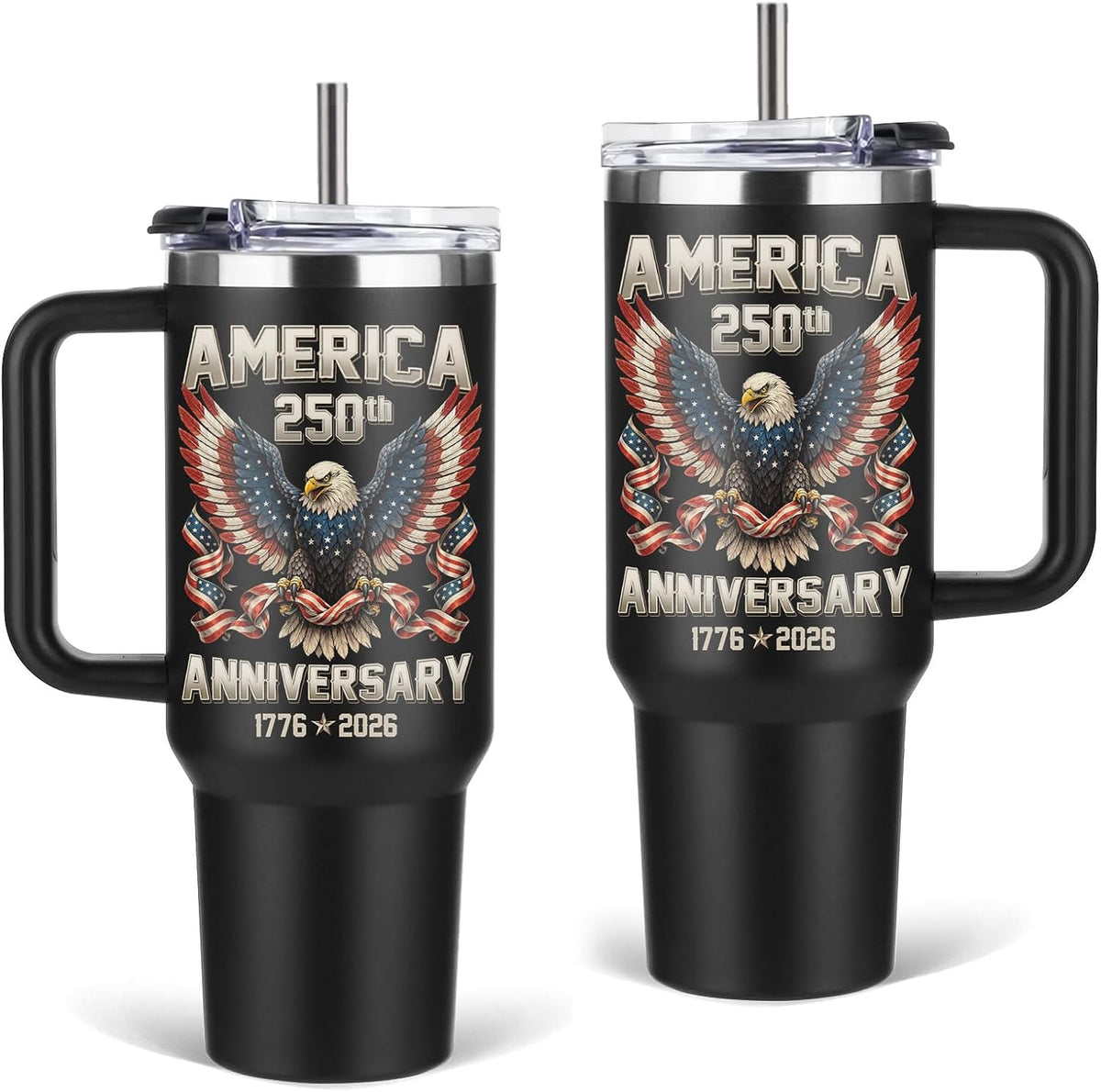 Might Be 40oz Tumbler, with Handle & Straw, Stainless Steel Cup | 40oz Insulated Tumbler, Travel Sport Coffee Water Bottle, Thanksgiving Christmas Birthday Gifts for Woman Man