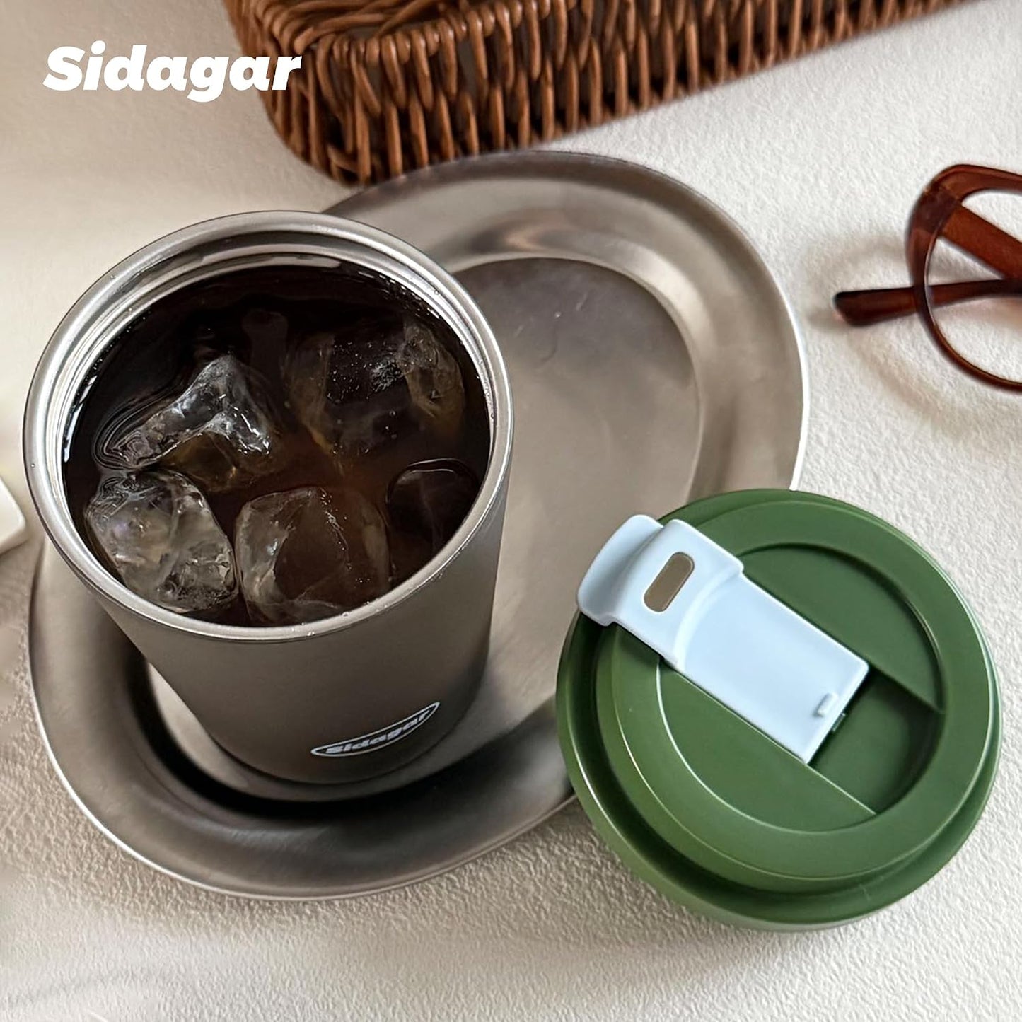 10 oz Leak-Proof Insulated Coffee Mug, 316 Stainless Steel Tumbler | Premium 316 Stainless Steel, 360° Leak-Proof Snap-Lock Lid, Keeps Hot 6h/Cold 12h, BPA-Free, Perfect for Daily Commute