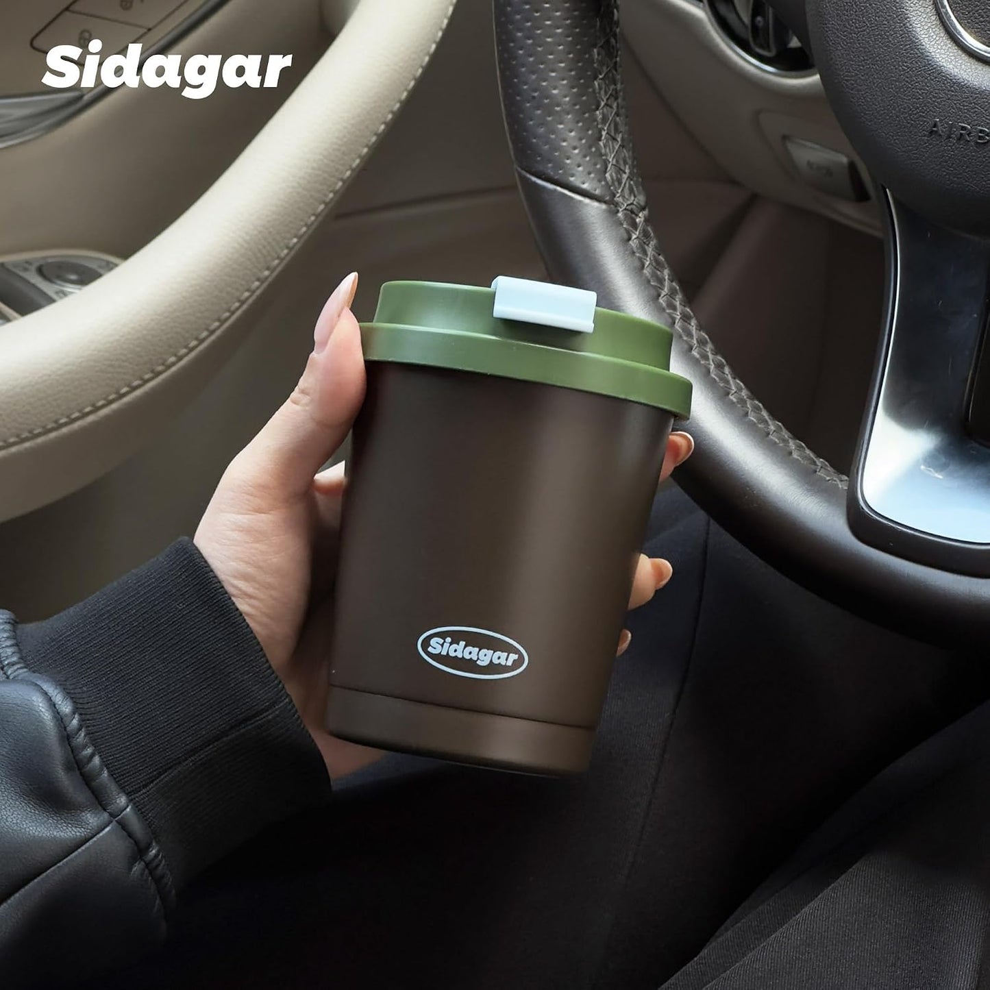 10 oz Leak-Proof Insulated Coffee Mug, 316 Stainless Steel Tumbler | Premium 316 Stainless Steel, 360° Leak-Proof Snap-Lock Lid, Keeps Hot 6h/Cold 12h, BPA-Free, Perfect for Daily Commute