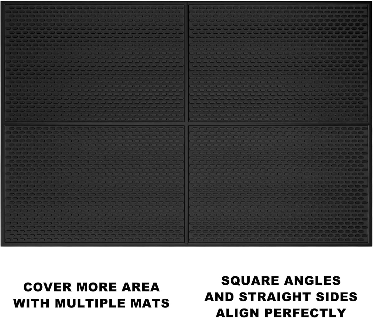 Bar Mat 18 x 12 in - Silicone Coffee Bar Mats for Countertop
